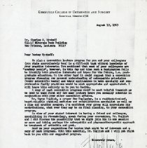 Letter to Charles S. Wyckoff from Elliott Lee Hix