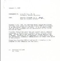 Memorandum to Irvin Korr from David Richards