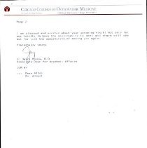 Letter to Irvin Korr from J. Jerry Rodos