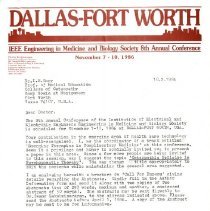 Letter to Irvin Korr from T. M. Srinivasan
