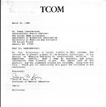 Irvin Korr Correspondence