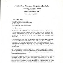 Correspondence between Matthew Houghton and Irvin Korr