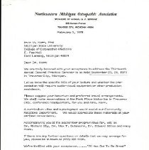 Correspondence between Irvin Korr and Matthew Houghton Jr