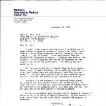 Correspondence between Irvin Korr and Mahlon Ponitz