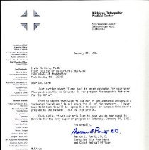 Letter to Irvin Korr from Mahlon Ponitz