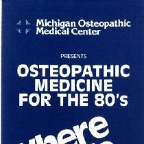 Michigan Osteopathic Medical Center Symposium