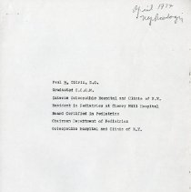 The Etiology and Management of Nephrosis