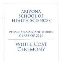 ASHS-PSA White Coat Ceremony Program