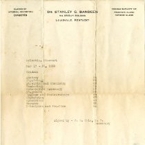 Typed Documents of Stanley Bandeen