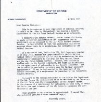 Letter to Stuart Symington from Joe Kelly