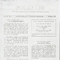 Bulletin of the Long Island Society of Osteopathic Physicians and Surgeons