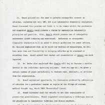 Osteopathic Annals Editorial Board Meeting Minutes