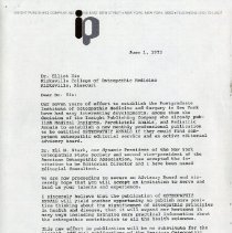 Letter to Elliott Lee Hix from R. McFarlane Tilley