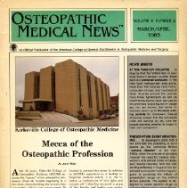 Osteopathic Medical News Volume 2, Number 2