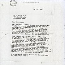 Letter to Eli H. Stark from George C. Lindsey