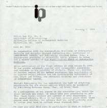 Letter to Elliott Lee Hix from Ulys H. Yates