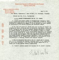 Letter to Willis L. Sevits, Ralph L. Willard, and John Rohrbough from Ellio