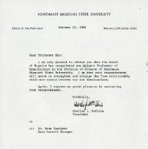 Letter to Elliott Lee Hix from Charles J. McClain