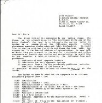 Correspondence between Jeff Oslance and Irvin Korr