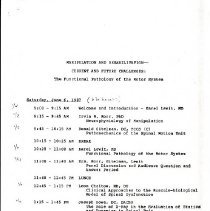 Manipulation and Rehabilitation Interdisciplinary Symposium Schedule