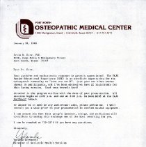 Letter to Irvin Korr from Yolanda Cervantes