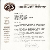 Correspondence between Irvin Korr and Kent Pomeroy