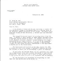 Letter to Irvin Korr from Charles Ping