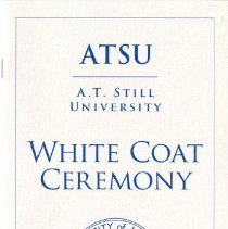 ASHS Audiology Program White Coat Ceremony Program
