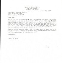 Letter to Donald Cassata from Irvin Korr