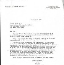Irvin Korr Correspondence