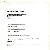 Letter to Irvin Korr from Marc White