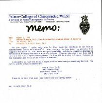 Letter to Bernard Coyle from Joe Keating