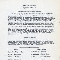 Pharmacology Laboratory Experiment Number 1B