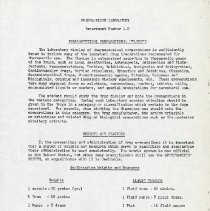 Pharmacology Laboratory Experiment Number 1B