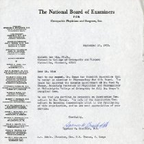 Letter to Elliott Lee Hix from Spencer G. Bradford