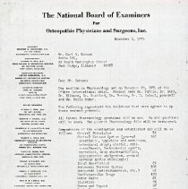 Letter to Carl W. Cohoon from George T. Caleel