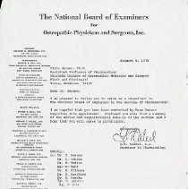 Letter to Clyde Jensen from George T. Caleel