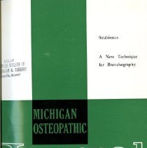 The Michigan Osteopathic Journal, Volume 30