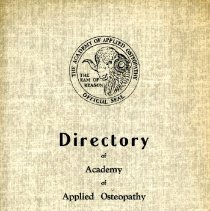 Academy of Applied Osteopathy 1953 Annual Directory