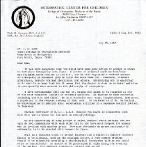 Correspondence between Irvin Korr and Viola Frymann