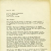 Letter to Charles L. Ballinger from Frank Simms, John Olson, and Dick Rounc