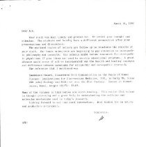 Correspondence between Irvin Korr and Albert Kelso