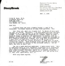 Correspondence of Steven Jonas