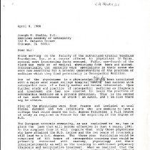 Letter to Joseph Stella from John Harakal