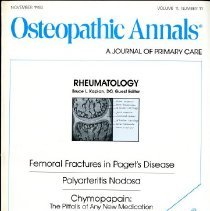 Osteopathic Annals Volume 11, Number 11