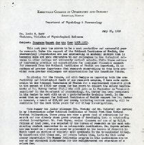 Progress Report for the Year 1958-1959