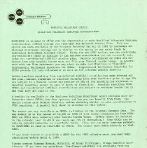 Employee Relations Update: Qualified Voluntary Employee Contributions