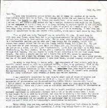 Correspondence to Irvin Korr from Charles Bowles