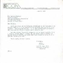 Letter to Barbara Peterson from Irvin Korr