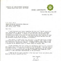 Letter to Irvin Korr from Michael Patterson